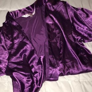 Purple bridesmaid robe